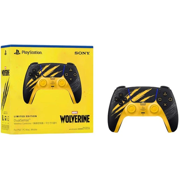 Геймпад Sony DualSense для PS5 Marvel's Wolverine Yellow Limited Edition (1000056821) [181459] - зображення 5