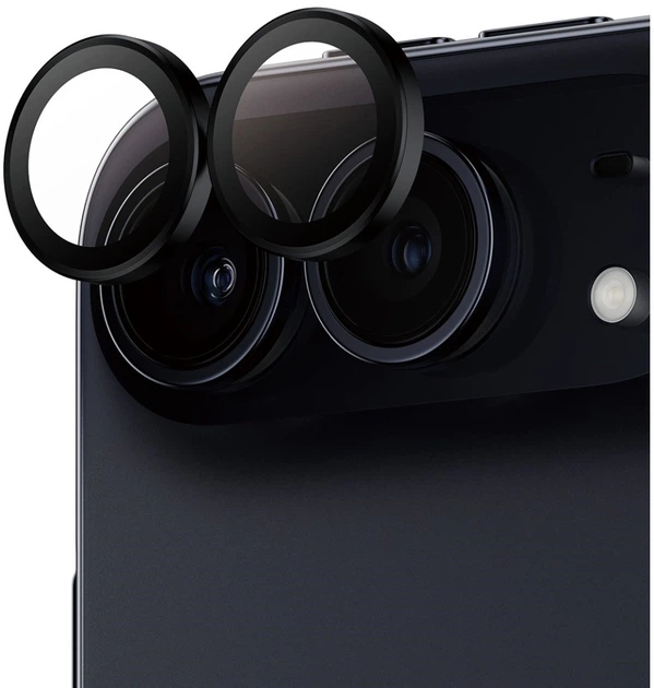 Szkło hartowane na aparat Apple iPhone Duo PanzerGlass Hoops Lens Protector Black (PG70130) - obraz 4
