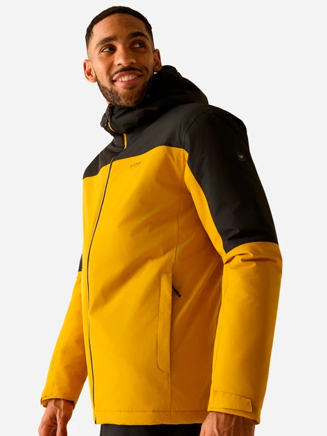 Куртка демисезонная с капюшоном мужская Regatta Thornridge RMP437-0N6 M Желтый/Черный (5063516610182) - изображение 4