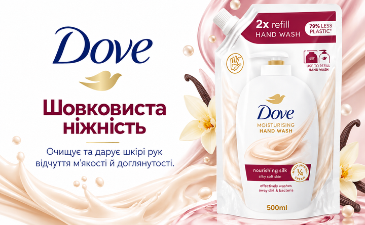 Мило рідке Dove 750 мл пакет запаска - зображення 2