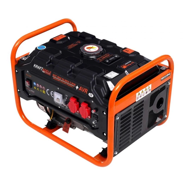 Генератор бензиновый Kraft&Dele KD160 3,5 кВт, 2,8 кВт номин., 230 В, 12 В, AVR, ручной запуск - изображение 11
