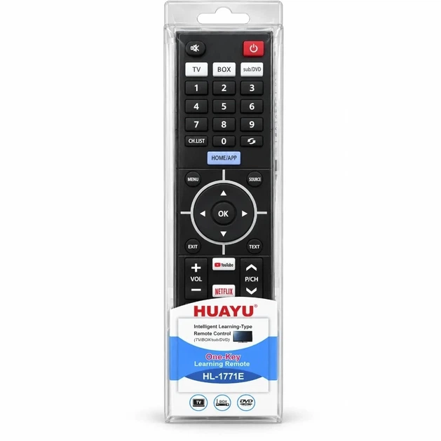 Пульт Універсальний HUAYU HL-1771E програмуємий для Т2, ТВ, DVD, CD, LD, VCD, DVD - зображення 2