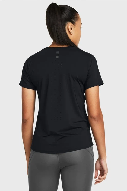Женская черная футболка Launch Elite Shortsleeve Under Armour XS 1383364-001 - изображение 2