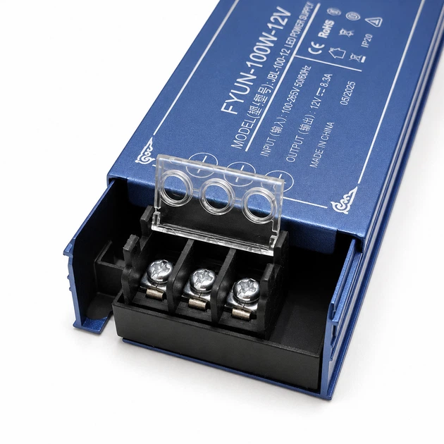 Блок питания 100W 12V 8.3A для светодиодной ленты, LED модулей универсальный - изображение 4