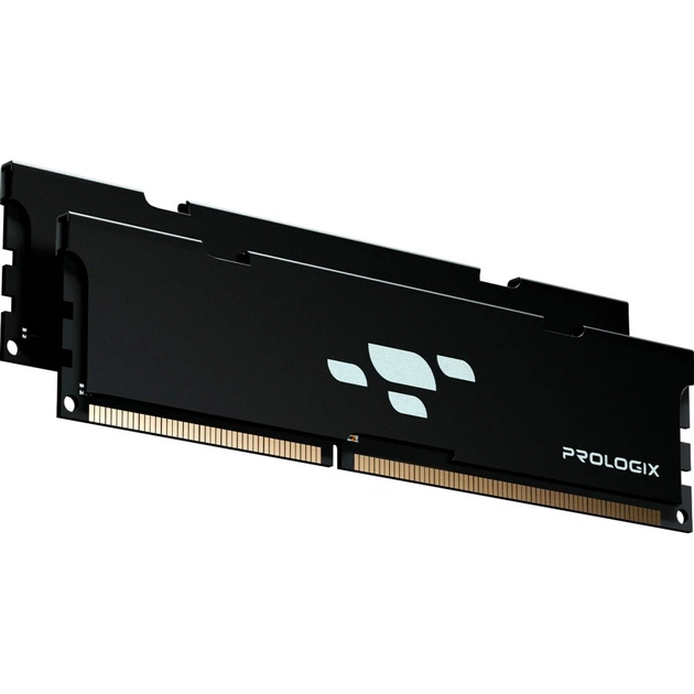 Модуль пам'яті для комп'ютера DDR5 32GB (2x16GB) 5600 MHz Black Prologix (PRO32GB5600B5K) - Фото 3 Модуль пам'яті для комп'ютера DDR5 32GB (2x16GB) 5600 MHz Black Prologix (PRO32GB5600B5K) - зображення 3