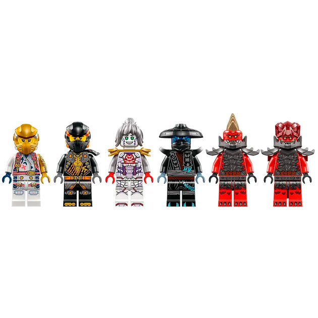 Конструктор LEGO NINJAGO Ультракомбинируемый робот Зейна 1187 деталей (71834) - зображення 9