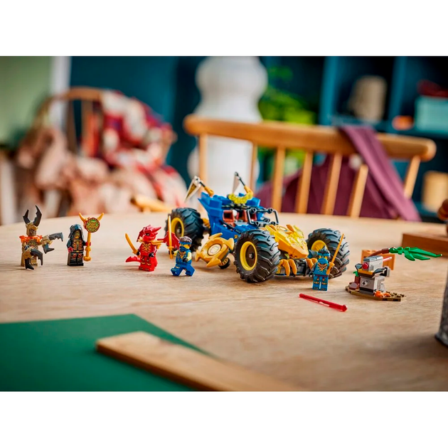 Конструктор LEGO NINJAGO Автомобіль-трансформер Джея 387 деталей (71856) - Фото 8 Конструктор LEGO NINJAGO Автомобіль-трансформер Джея 387 деталей (71856) - зображення 8