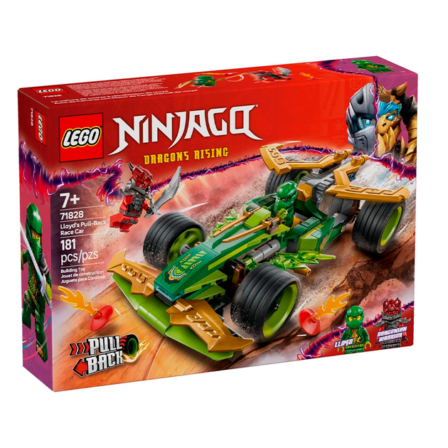 Конструктор LEGO NINJAGO Автомобіль для перегонів Лойда з інерційним двигуном 181 деталь (71828) - зображення 2