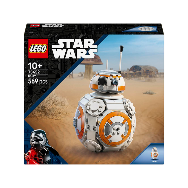 Конструктор LEGO Star Wars Дроїд-астромеханік BB-8 569 деталей (75452) - Фото 2 Конструктор LEGO Star Wars Дроїд-астромеханік BB-8 569 деталей (75452) - зображення 2