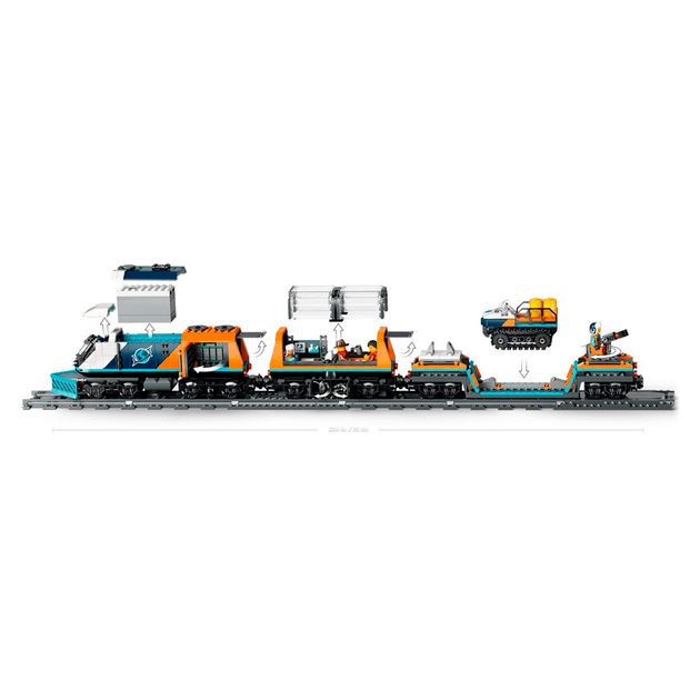 Конструктор LEGO City Арктический исследовательский экспресс 1517 деталей (60470) - изображение 6