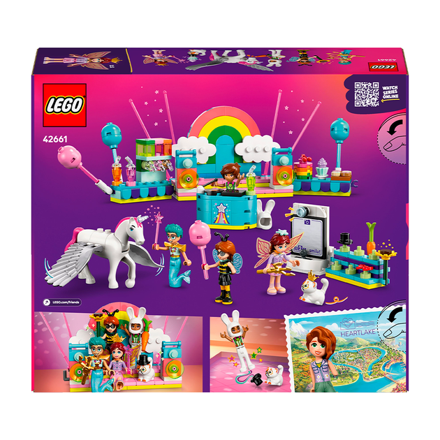 Конструктор LEGO Friends Костюмированная вечеринка с единорогом и феей 261 деталь (42661) - Фото 3 Конструктор LEGO Friends Костюмированная вечеринка с единорогом и феей 261 деталь (42661) - изображение 3
