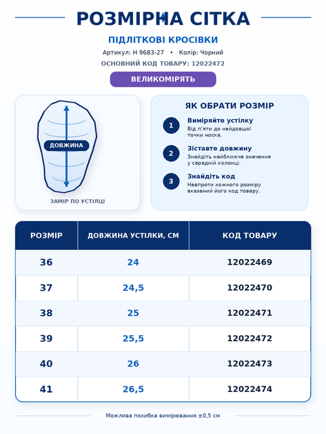 Дитячі зимові кросівки для хлопчика чорні з натуральної шкіри на хутрі (H9683-27) 38 - зображення 4