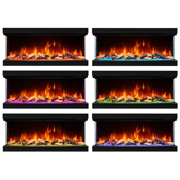 Трехсторонний электрокамин ArtiFlame AF50TS с обогревом и звуковым эффектом - изображение 6