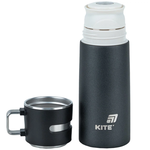 Термос Kite 350 мл, чорний, K25-1223-1 - изображение 2