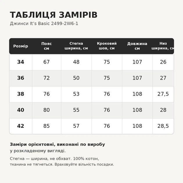 Джинсы женские It’s Basic 2499-2W6-1 Wide Leg с вытачками на бедрах 42 черные - Фото 8 Джинсы женские It’s Basic 2499-2W6-1 Wide Leg с вытачками на бедрах 42 черные - изображение 8