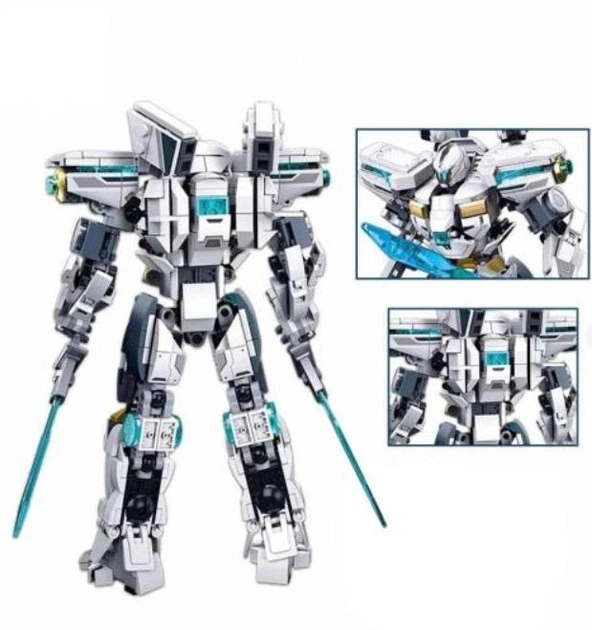 Конструктор Sluban Робот Mecha, 561 деталь, 23 см M38-B1151 - Фото 3 Конструктор Sluban Робот Mecha, 561 деталь, 23 см M38-B1151 - зображення 3