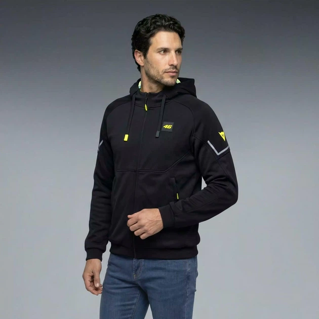 Мотоциклетное худи с защитой Dainese Daemon-X VR46 58 - изображение 4
