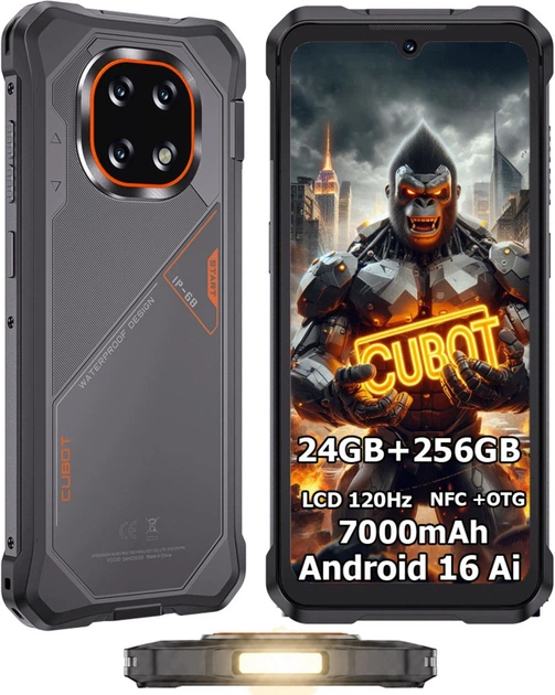 CUBOT KINGKONG ES 5 6/128GB Grey ( Global Version ) - Фото 2 CUBOT KINGKONG ES 5 6/128GB Grey ( Global Version ) - изображение 2