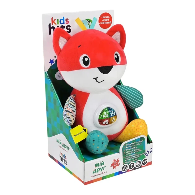 Музыкальный лисенок «Мой друг» Kids Hits со стихами и мелодиями, в коробке (KH12/002) - изображение 2