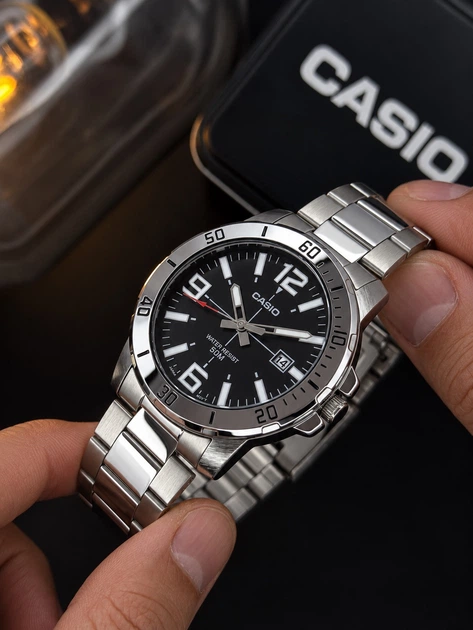 Чоловічий годинник Casio MTP-VD01D-1B - зображення 7