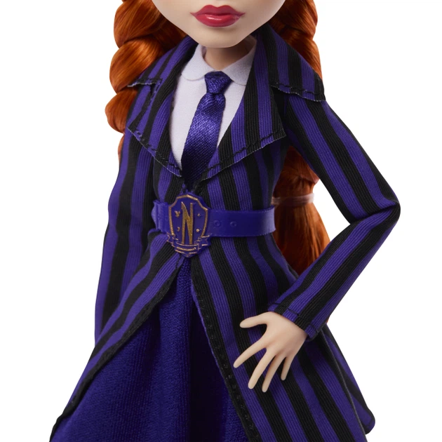 Коллекционная кукла Monster High X Wednesday Агнесс ДеМилль JNJ92 - изображение 3