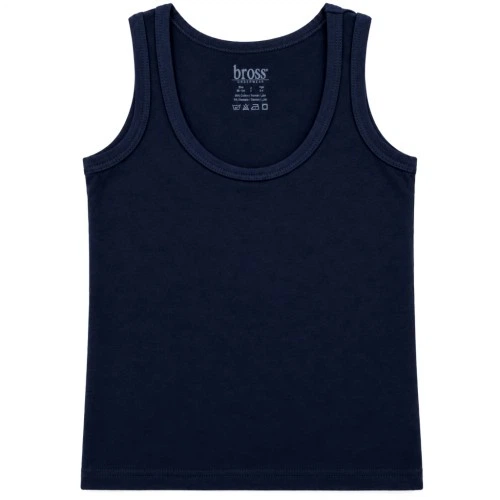 Майка детская Bross базовая (2040-110B-blue) Bross 2040-110B-blue 1096754 - Фото 2 Майка детская Bross базовая (2040-110B-blue) Bross 2040-110B-blue 1096754 - изображение 2