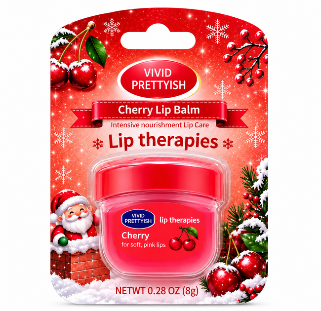 Маска-бальзам для губ VIVID PRETTYISH Cherry з ароматом вишні, 8 г - Фото 1 Маска-бальзам для губ VIVID PRETTYISH Cherry з ароматом вишні, 8 г - зображення 1