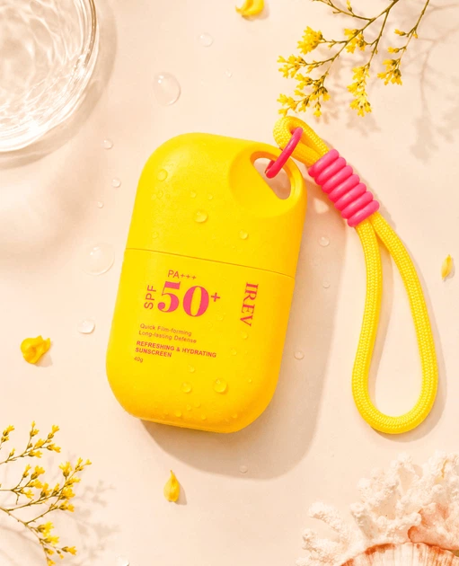 Солнцезащитный крем для лица с центеллой IREV Refreshing & Hydrating Sunscreen SPF 50+ PA +++ - изображение 2