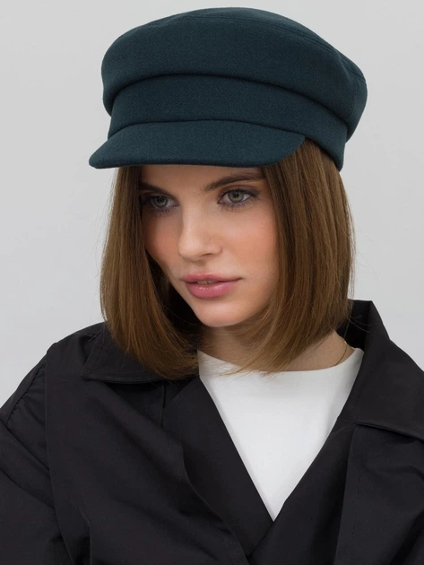 Кепи женское VILSS Pellicci Cashmere VL-2208-092-M 57-58 Бутылочная (ROZ6501064603) - Фото 1 Кепи женское VILSS Pellicci Cashmere VL-2208-092-M 57-58 Бутылочная (ROZ6501064603) - изображение 1
