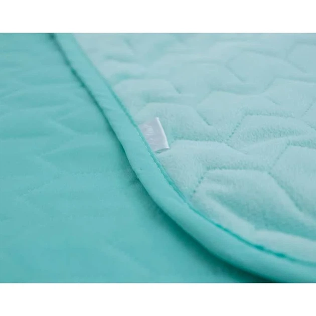 Двустороннее покрывало Руно Velour Tiffany зигзаг 150х220 см мятное - Фото 11 Двустороннее покрывало Руно Velour Tiffany зигзаг 150х220 см мятное - изображение 11