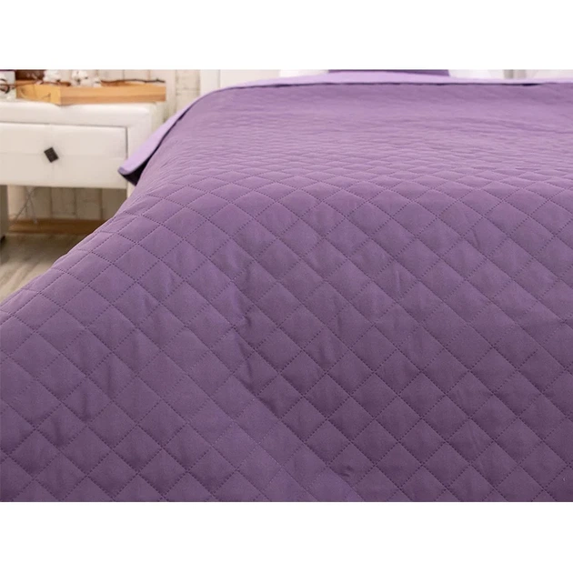 Двустороннее декоративное покрывало Руно Violet 220х240 см фиолетовое - изображение 5