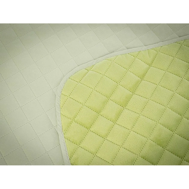 Двустороннее покрывало Руно Velour Olive Green ромб 180х220 см оливковое - изображение 9