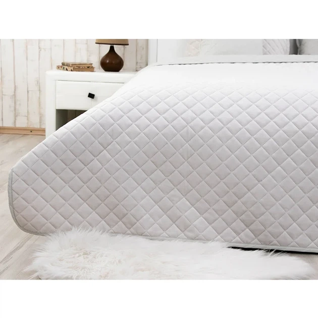 Двустороннее декоративное покрывало Руно Velour Ice ромб 150х220 см - изображение 5