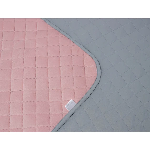 Двустороннее покрывало Руно Velour Pink and Grey ромб 180х220 см розово-серое - Фото 7 Двустороннее покрывало Руно Velour Pink and Grey ромб 180х220 см розово-серое - изображение 7