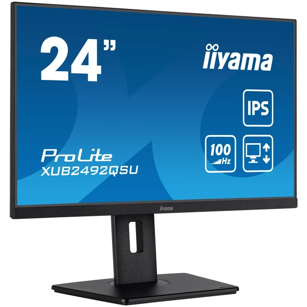 Монітор 23.8" iiyama ProLite XUB2492QSU-B1 - Фото 2 Монітор 23.8" iiyama ProLite XUB2492QSU-B1 - зображення 2