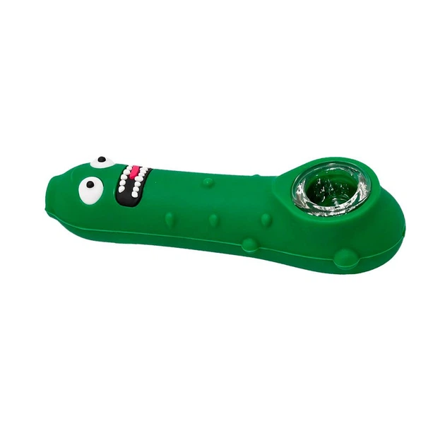 Силиконовая Трубка Для Курения Pickle Rick - изображение 2