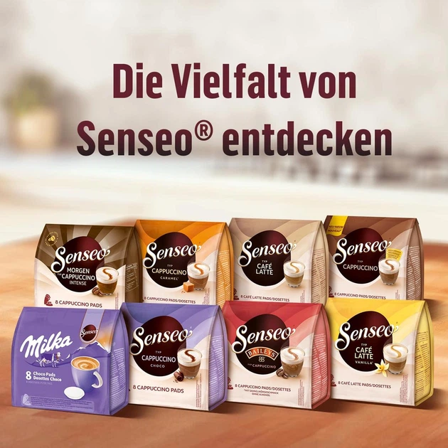 Кофе в чалдах Senseo Cafe Latte Dubai Chocolate Style 8 чалд - Фото 3 Кофе в чалдах Senseo Cafe Latte Dubai Chocolate Style 8 чалд - зображення 3