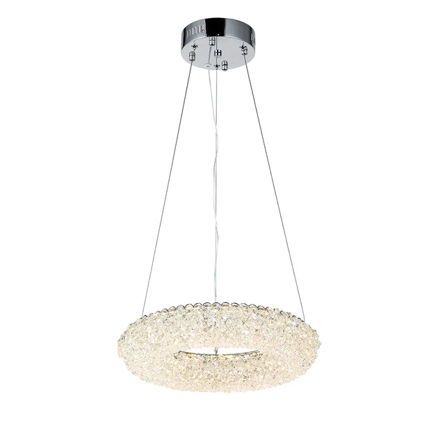 Потолочная декоративная светодиодная LED люстра 44 W Хром (26570) - изображение 2