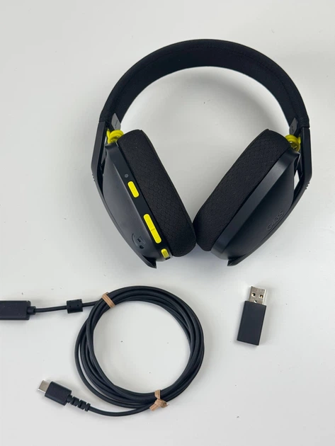 Беспроводные наушники Logitech G435 LIGHTSPEED & Bluetooth с микрофоном - совместимость с Dolby Atmos, до 18 часов непрерывной работы (981-001050) - Б/У - изображение 3