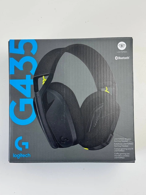 Беспроводные наушники Logitech G435 LIGHTSPEED & Bluetooth с микрофоном - совместимость с Dolby Atmos, до 18 часов непрерывной работы (981-001050) - Б/У - Фото 2 Беспроводные наушники Logitech G435 LIGHTSPEED & Bluetooth с микрофоном - совместимость с Dolby Atmos, до 18 часов непрерывной работы (981-001050) - Б/У - изображение 2