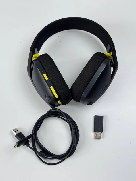 Беспроводные наушники Logitech G435 LIGHTSPEED & Bluetooth с микрофоном - совместимость с Dolby Atmos, до 18 часов непрерывной работы (981-001050) - Б/У - Фото 3 Беспроводные наушники Logitech G435 LIGHTSPEED & Bluetooth с микрофоном - совместимость с Dolby Atmos, до 18 часов непрерывной работы (981-001050) - Б/У - изображение 3