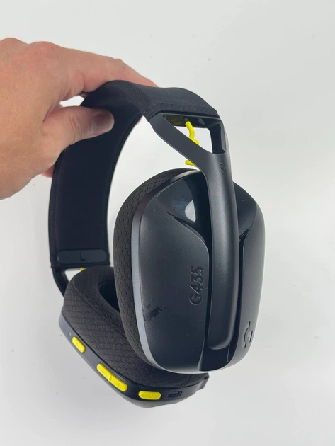 Беспроводные наушники Logitech G435 LIGHTSPEED & Bluetooth с микрофоном - совместимость с Dolby Atmos, до 18 часов непрерывной работы (981-001050) - Б/У - изображение 5