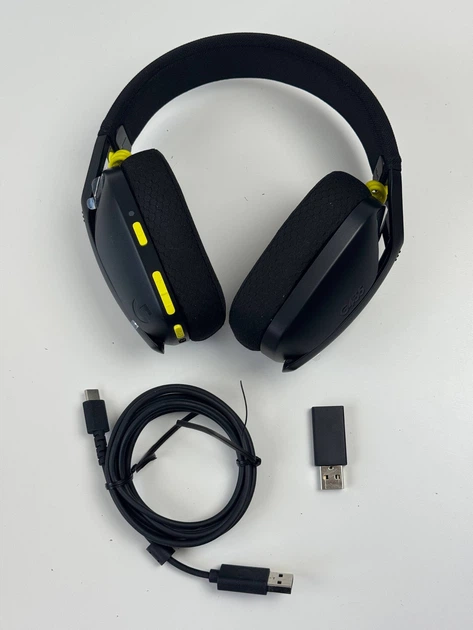 Беспроводные наушники Logitech G435 LIGHTSPEED & Bluetooth с микрофоном - совместимость с Dolby Atmos, до 18 часов непрерывной работы (981-001050) - Б/У - Фото 3 Беспроводные наушники Logitech G435 LIGHTSPEED & Bluetooth с микрофоном - совместимость с Dolby Atmos, до 18 часов непрерывной работы (981-001050) - Б/У - изображение 3
