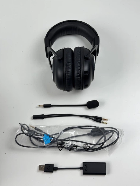 Дротові ігрові навушники Logitech G Pro X SE - знімний мікрофон, віртуальний об'ємний звук DTS Headphone:X 7.1 (981-001470) - Б/В - Фото 3 Дротові ігрові навушники Logitech G Pro X SE - знімний мікрофон, віртуальний об'ємний звук DTS Headphone:X 7.1 (981-001470) - Б/В - зображення 3
