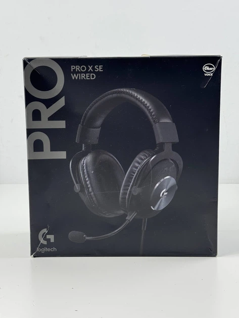 Дротові ігрові навушники Logitech G Pro X SE - знімний мікрофон, віртуальний об'ємний звук DTS Headphone:X 7.1 (981-001470) - Б/В - Фото 2 Дротові ігрові навушники Logitech G Pro X SE - знімний мікрофон, віртуальний об'ємний звук DTS Headphone:X 7.1 (981-001470) - Б/В - зображення 2