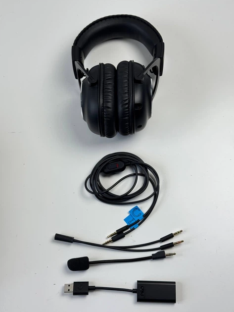 Дротові ігрові навушники Logitech G Pro X SE - знімний мікрофон, віртуальний об'ємний звук DTS Headphone:X 7.1 (981-001470) - Б/В - Фото 3 Дротові ігрові навушники Logitech G Pro X SE - знімний мікрофон, віртуальний об'ємний звук DTS Headphone:X 7.1 (981-001470) - Б/В - зображення 3