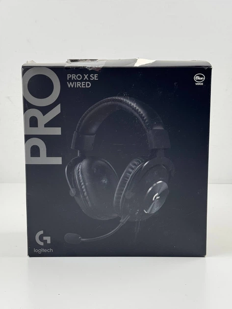 Дротові ігрові навушники Logitech G Pro X SE - знімний мікрофон, віртуальний об'ємний звук DTS Headphone:X 7.1 (981-001470) - Б/В - Фото 2 Дротові ігрові навушники Logitech G Pro X SE - знімний мікрофон, віртуальний об'ємний звук DTS Headphone:X 7.1 (981-001470) - Б/В - зображення 2