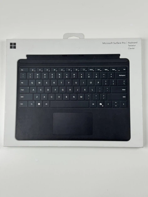 Клавіатура для планшета Microsoft Surface Pro Keyboard Black (з тачпадом, з підсвіткою, італійська розкладка) (EP2-00433) - Б/В - зображення 2