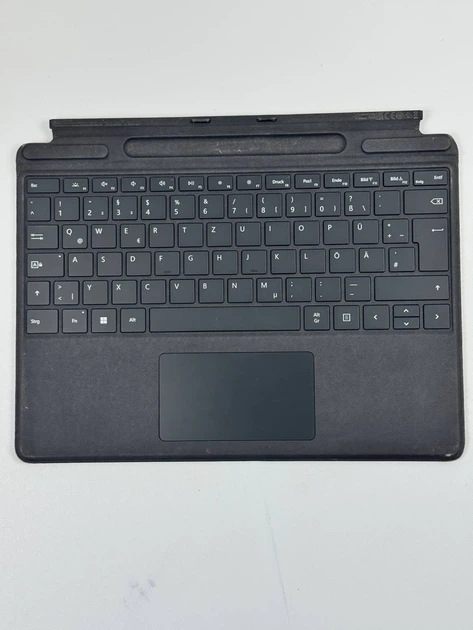 Клавіатура для планшета Microsoft Surface Pro Keyboard Black QWERTZ (з тачпадом, з підсвіткою, німецька розкладка) (8XA-00172) - Б/В - Фото 3 Клавіатура для планшета Microsoft Surface Pro Keyboard Black QWERTZ (з тачпадом, з підсвіткою, німецька розкладка) (8XA-00172) - Б/В - зображення 3