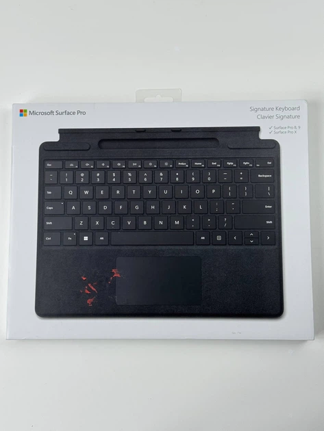 Чохол-клавіатура для планшета Microsoft Surface Pro Signature Keyboard QWERTZ Black (з тачпадом, з підсвіткою, німецька розкладка) (8XA-00005) - Б/В - Фото 2 Чохол-клавіатура для планшета Microsoft Surface Pro Signature Keyboard QWERTZ Black (з тачпадом, з підсвіткою, німецька розкладка) (8XA-00005) - Б/В - зображення 2